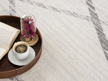 Gray Modern Abstract Pattern Runner Rug - 2’ x 10’