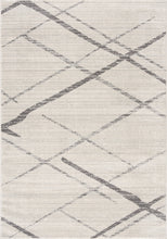 Gray Modern Abstract Pattern Runner Rug - 2’ x 10’