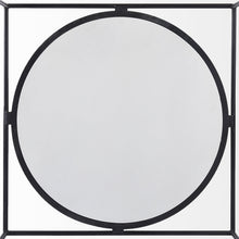 White Marble Metal Frame Round In Square Coffee Table