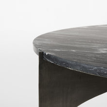 Contemporary Black Marble Coffee Table