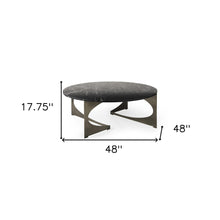 Contemporary Black Marble Coffee Table