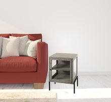 Rustic Dark Gray And Black Shadowbox Cabinet