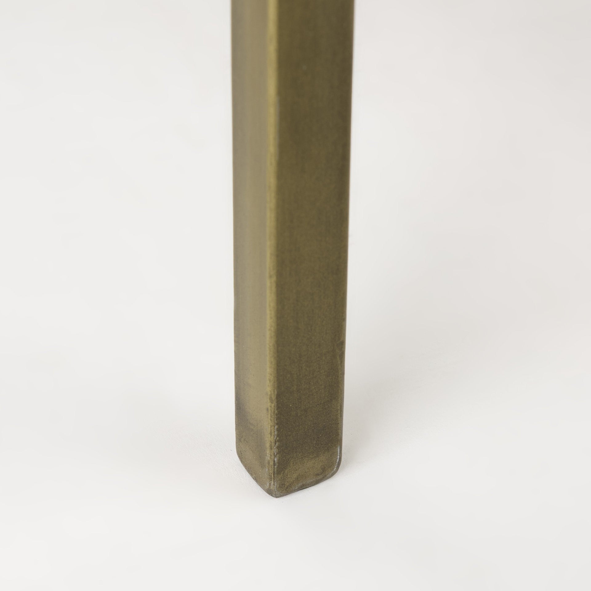 Rustic Weathered White And Gold Shadowbox Cabinet