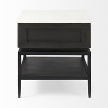 Updated Rustic Dark And Light Marble Top Cabinet