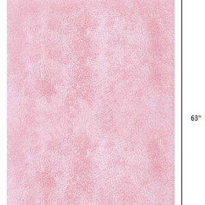 4’ X 5’ Pink Solid Modern Area Rug