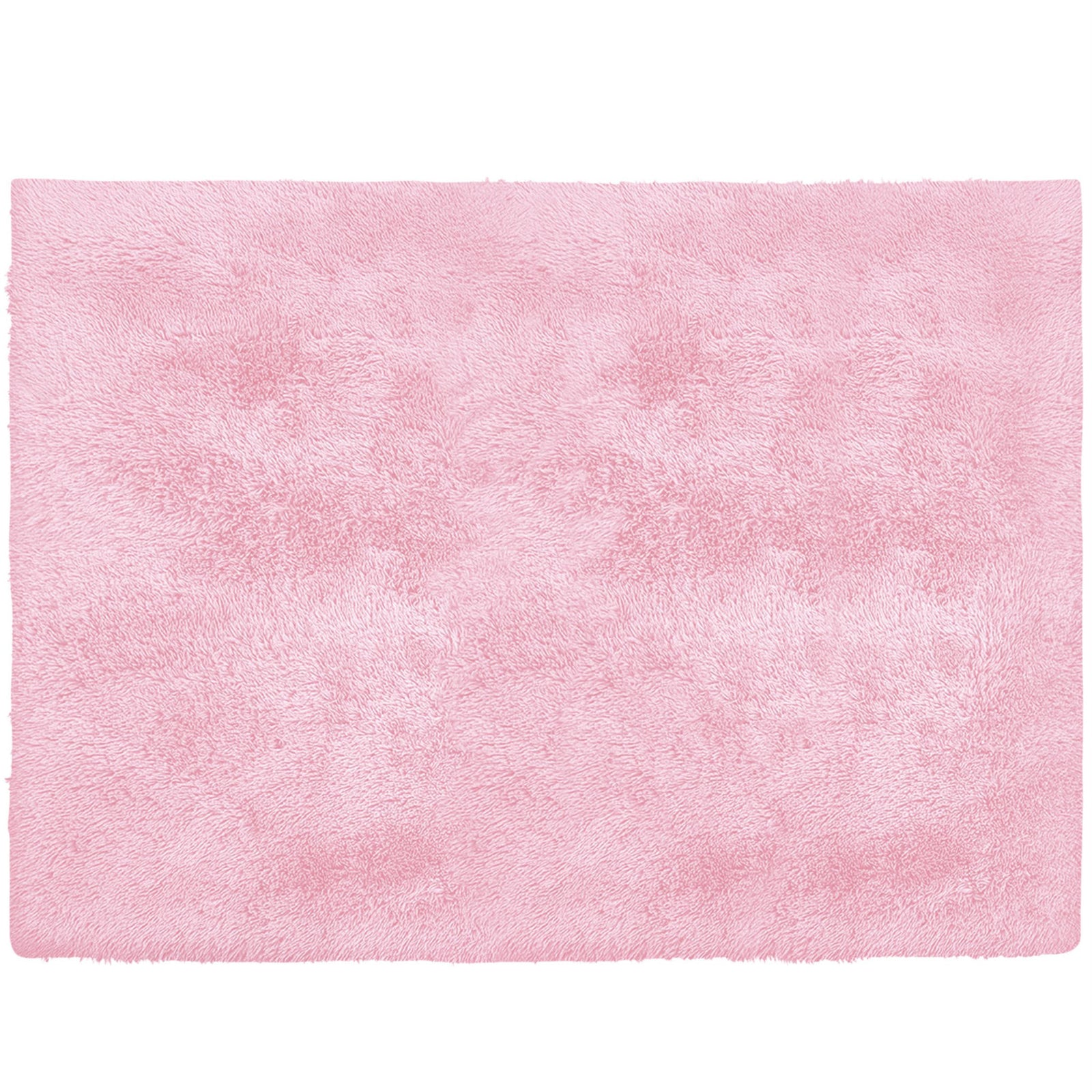 4’ X 5’ Pink Solid Modern Area Rug