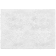 4’ X 5’ White Solid Modern Area Rug