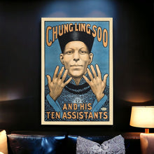 Chung Ling Soo Vintage Magic Unframed Print Wall Art