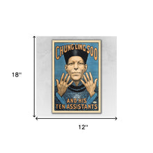 Chung Ling Soo Vintage Magic Unframed Print Wall Art