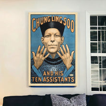 Chung Ling Soo Vintage Magic Unframed Print Wall Art