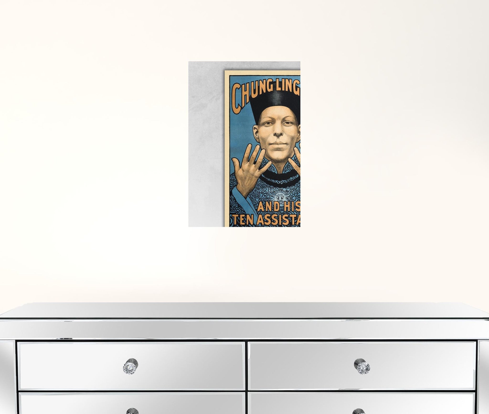 Chung Ling Soo Vintage Magic Unframed Print Wall Art