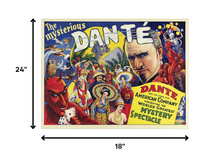 The Mysterious Dante Vintage Magic Unframed Print Wall Art