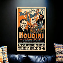 Houdini Spirits Vintage Magic Unframed Print Wall Art