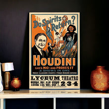 Houdini Spirits Vintage Magic Unframed Print Wall Art