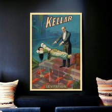 Kellar Levitation Vintage Magic Unframed Print Wall Art