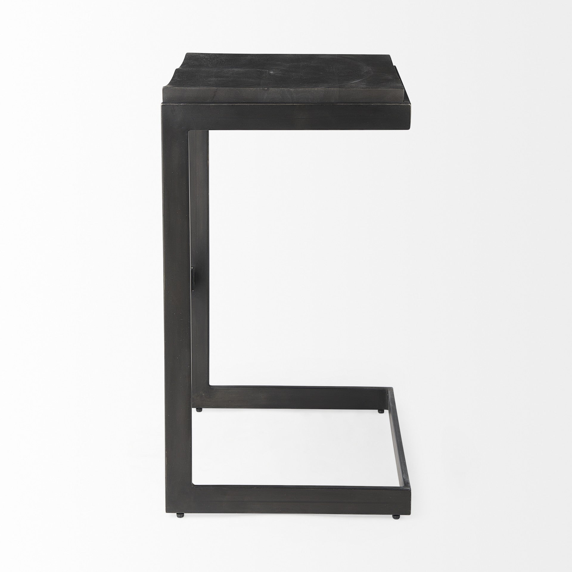 30" Black Cheeky Wood And Metal Bar Stool