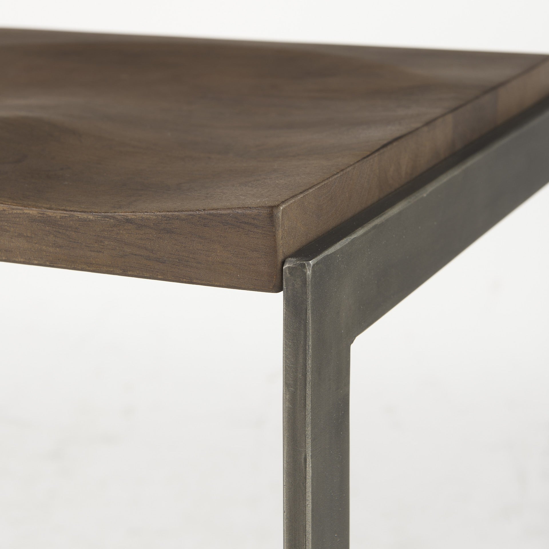 Warm Brown Cheeky Wood And Metal Bar Stool 30"