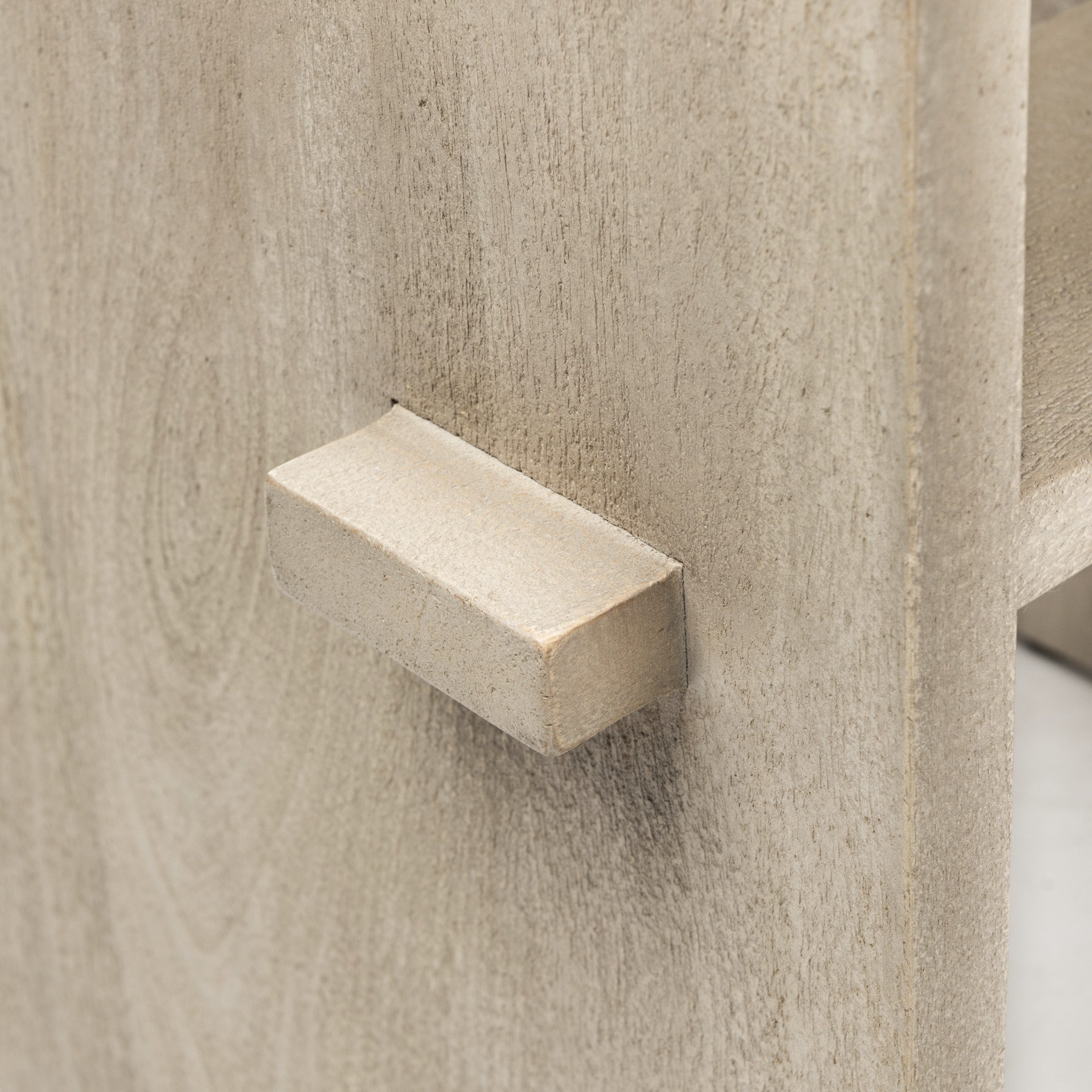 30" Minimal Cool Gray Brown Wood Bar Stool