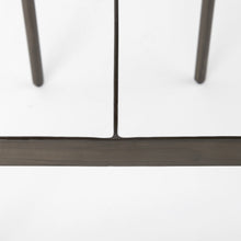 Black Leather Bar Stool With Gold Metal Frame