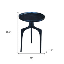 Contemporary Blue Side Table