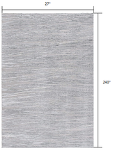 Blue Abstract Strokes Runner Rug - 2’ x 10’