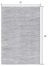 Blue Abstract Strokes Runner Rug - 2’ x 10’