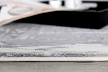 Blue Abstract Strokes Runner Rug - 2’ x 10’