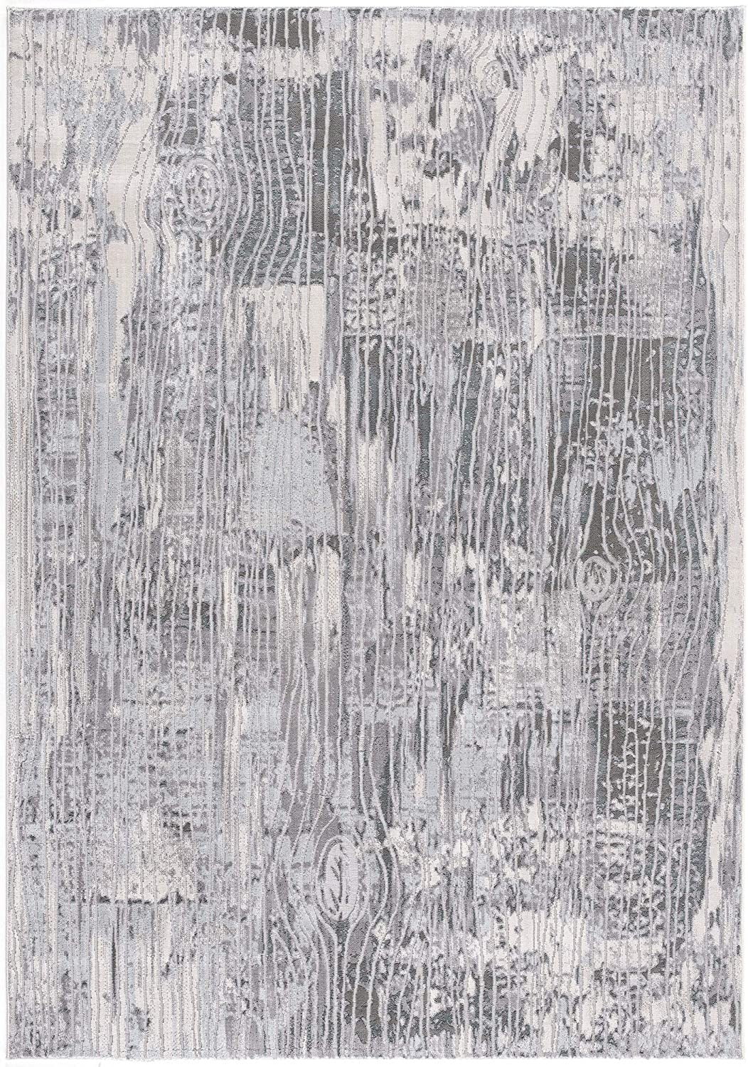 Blue Abstract Strokes Runner Rug - 2’ x 10’