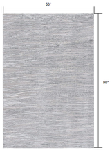 Blue Abstract Strokes Runner Rug - 2’ x 10’