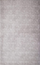 4’ X 6’ Gray Distressed Diamonds Area Rug
