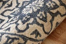 Navy And White Decorative Hearth Rug - 2’ x 4’