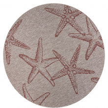 Beige Indoor Outdoor Area Rug - 5' x 7'