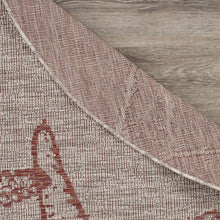 Beige Indoor Outdoor Area Rug - 5' x 7'