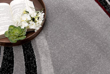 4’ X 6’ Gray Modern Geometric Area Rug