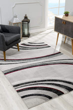 4’ X 6’ Gray Modern Geometric Area Rug