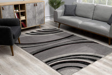 4’ X 6’ Gray Modern Geometric Area Rug