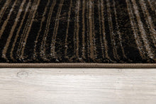 2’ X 10’ Brown Overlapped Blocks Runner Rug