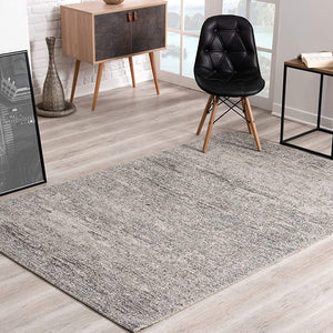 3’ X 5’ Blue And Gray Distressed Area Rug