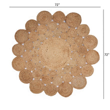 Orbital Natural Jute Area Rug