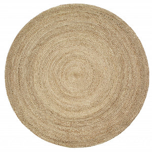 Gray Toned Natural Jute Area Rug
