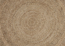 Gray Toned Braided Natural Jute Area Rug