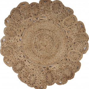 Natural Bloom Boutique Jute Rug