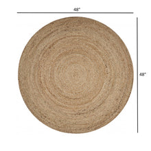 Classic Simple Natural Jute Area Rug