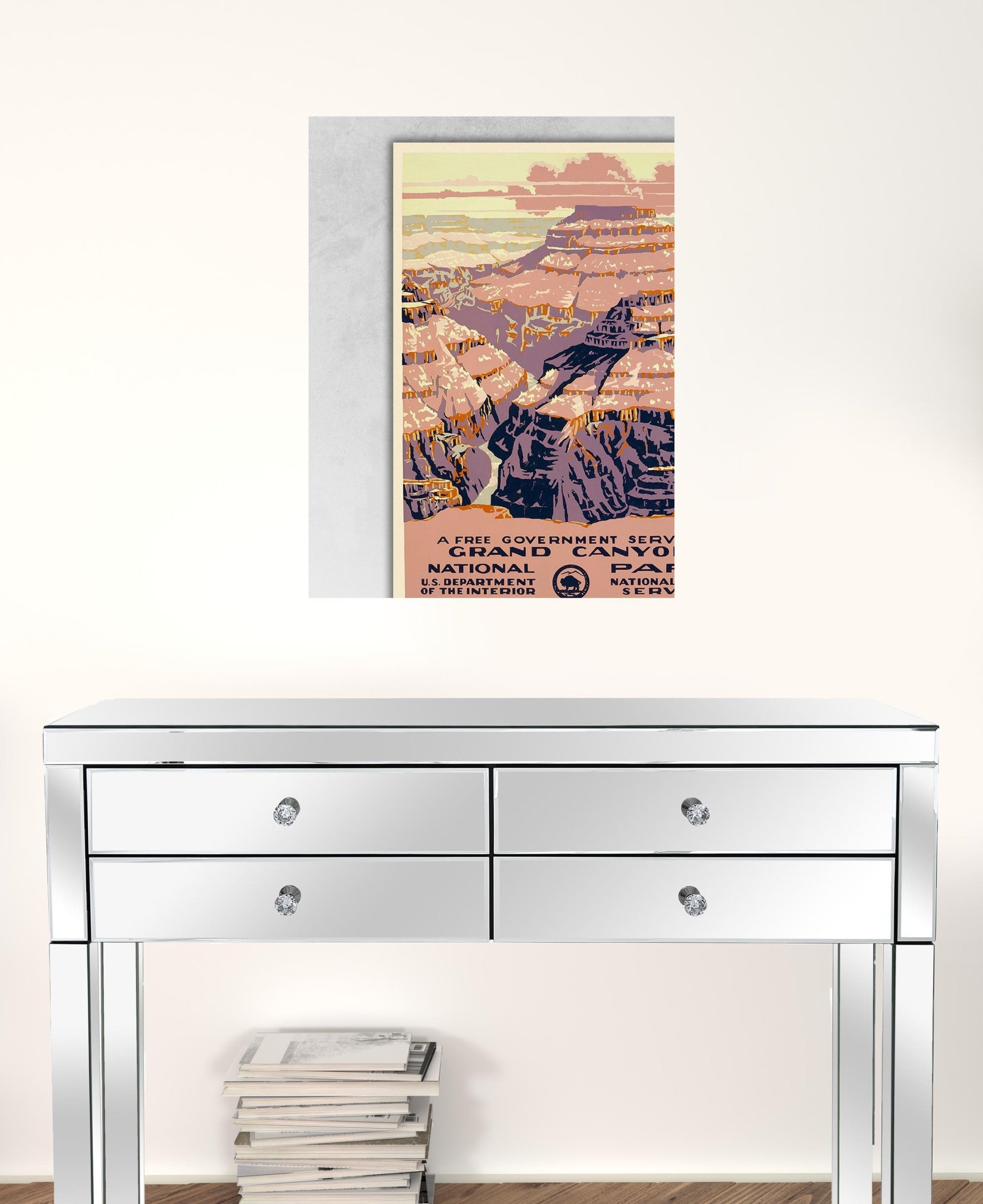 36" X 48" Grand Canyon C1938 Vintage Travel Poster Wall Art