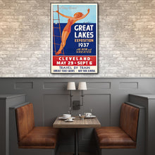 Great Lakes 1937 Vintage Travel Poster Wall Art - 24