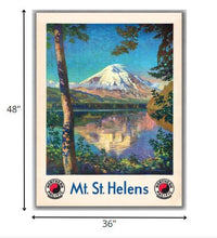 Mt. St. Helens C1920S Vintage Travel Poster Wall Art - 36