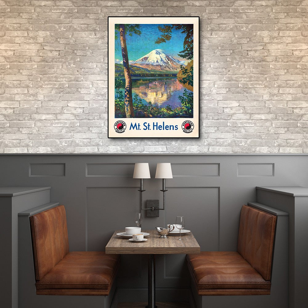 Mt. St. Helens C1920S Vintage Travel Poster Wall Art - 36" x 48"