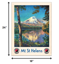 Mt. St. Helens C1920S Vintage Travel Poster Wall Art - 36