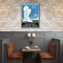 Yellowstone National Park c1938 Vintage Travel Poster Wall Art - 36