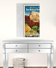Zion National Utah Unframed Print Wall Art